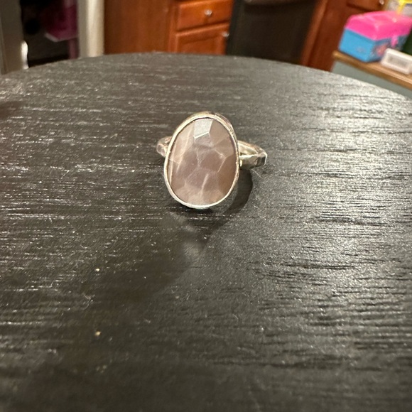 Chocolate Moonstone & Sterling Silver ring - Picture 9 of 11
